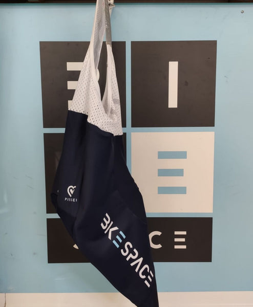 BIKESPACE Salopette Ciclismo Blu- PISSEI 2021