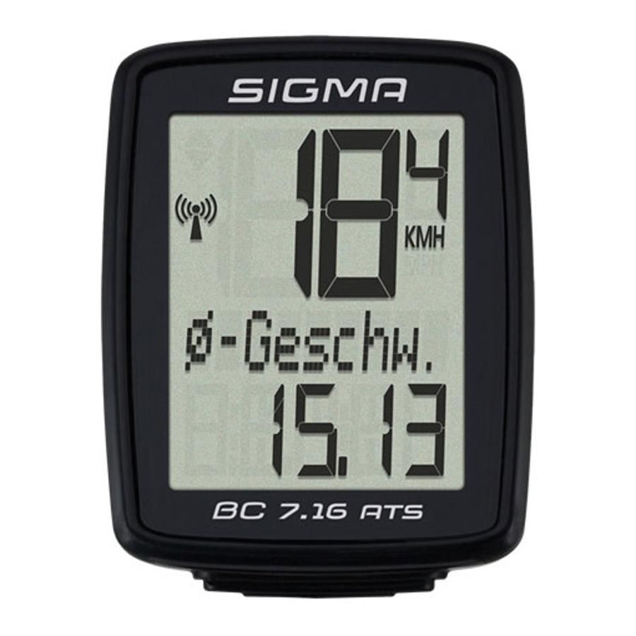 SIGMA Sport  BC 7.6 ATS Bicycle Computer